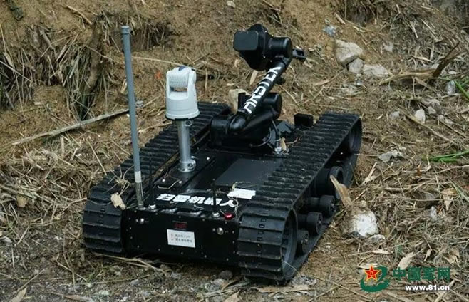 中越边境启动第三次大扫雷 出动扫雷机器人