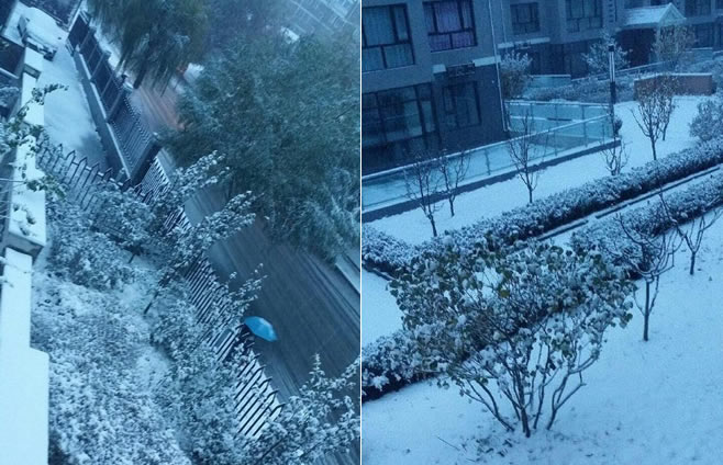 北京今日迎初雪较往年更早 局地甚至有暴雪