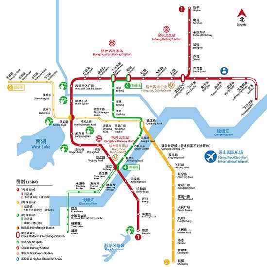 杭州轨道交通三期建设规划图