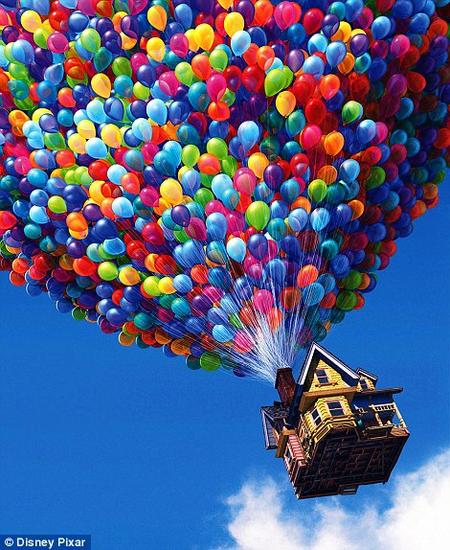 如此壮观的热气球:飞屋环游记成真