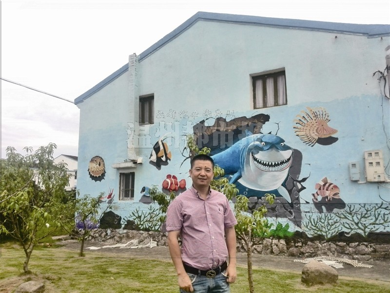 龙港镇乾头村支书陈增旺 筹资200万建美丽乡村