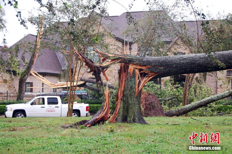 飓风“哈维”肆虐美国得克萨斯州南部沿海地区