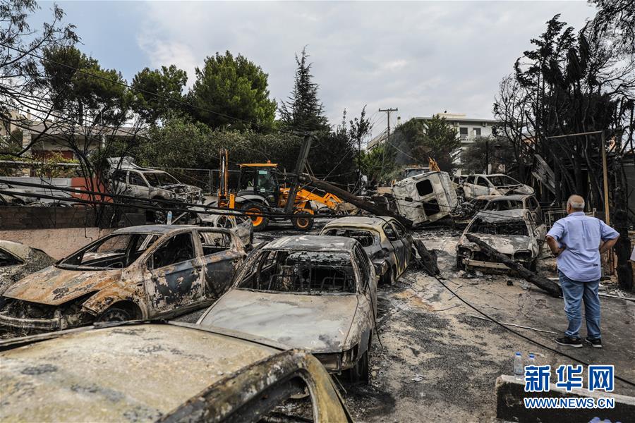 希腊森林火灾遇难人数升至74人