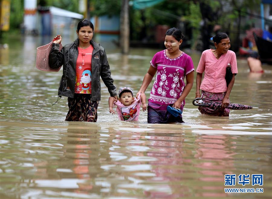 缅甸洪水泛滥