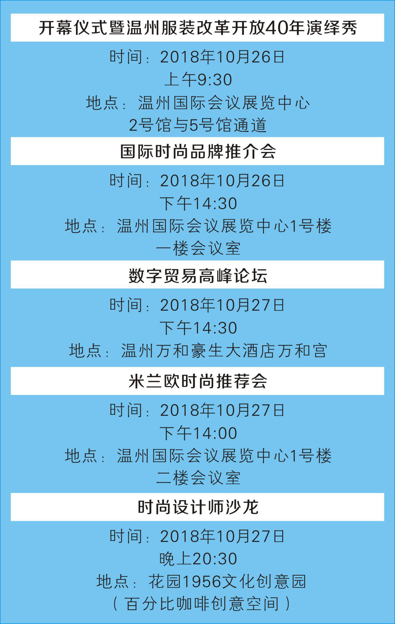 温州时尚博览会和首届温州进口展明天开幕