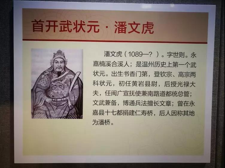 温州历史上第一位武状元潘文虎瓯海潘桥原来是因他而得名