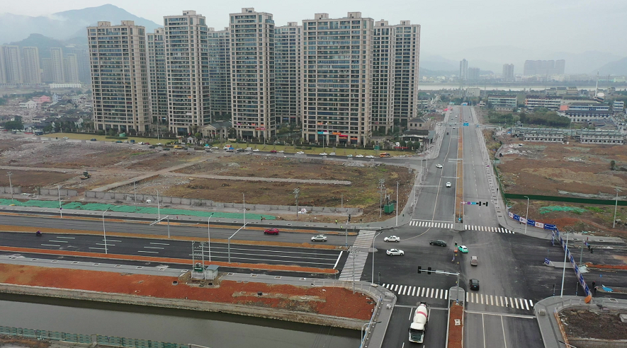 永嘉三江大道和楠瓯大道西侧全幅贯通预计明年10月底全线通车
