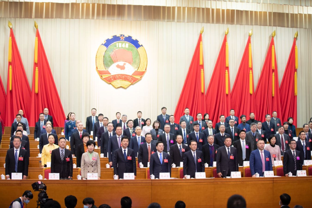 政协第十一届温州市委员会第五次会议第一次全体会议开幕