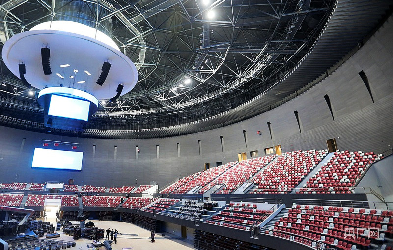 2022年杭州亞運會乒乓(pang)球館、曲棍球場亮相