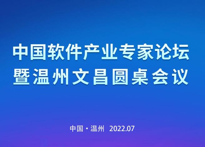 中国软件产业专家论剑温州支高招——让软件重新定义温州