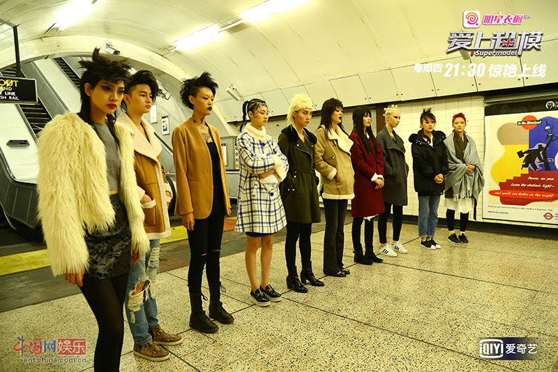 《爱上超模ii》壕包地铁 超模选手泪洒伦敦时装周
