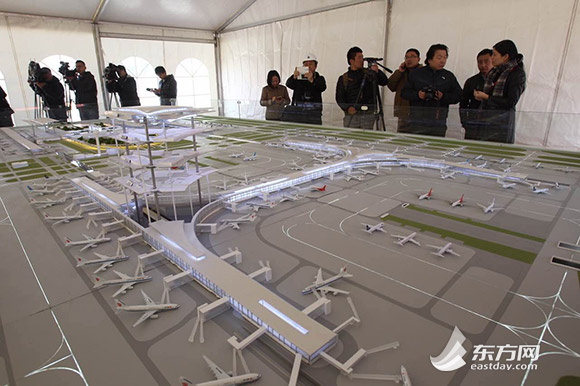 浦东机场三期扩建启动 世界最大单体卫星厅总面积超t2[图]