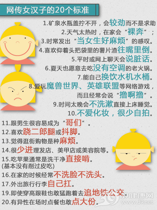 女汉子的标准是什么 看看你中了几个-新闻中心-温州网