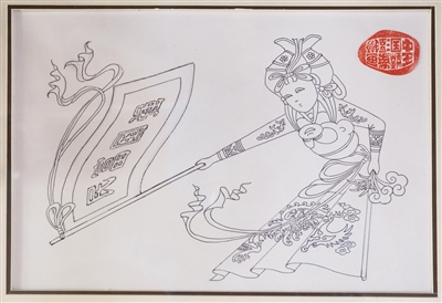 倒过来就变成了另一个模样.