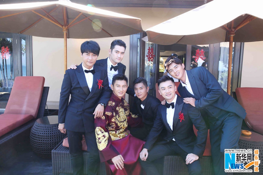 "失散"多年的小虎队以新郎和伴郎身份再度同框;吴奇隆本人更是在婚礼