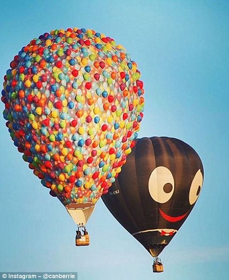 如此壮观的热气球:飞屋环游记成真