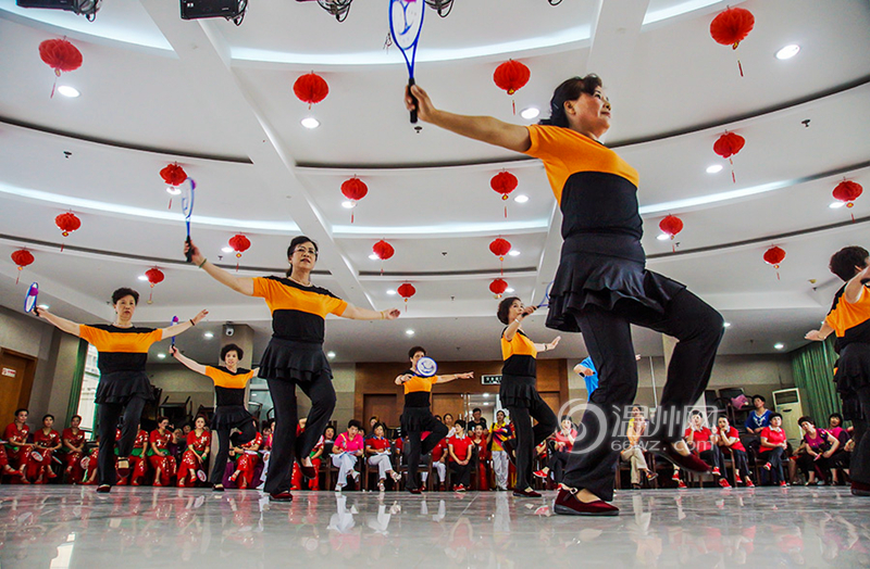 2016温州市第七届老年人运动会柔力球决赛举行