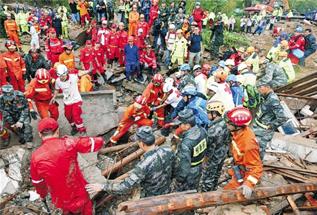 众志成城!直击苏村大救援现场:这些画面震撼心灵