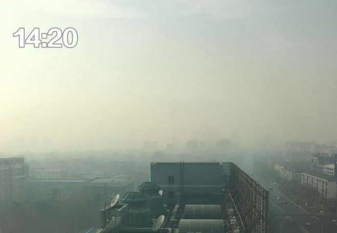 镜头记录北京蓝天消失全过程