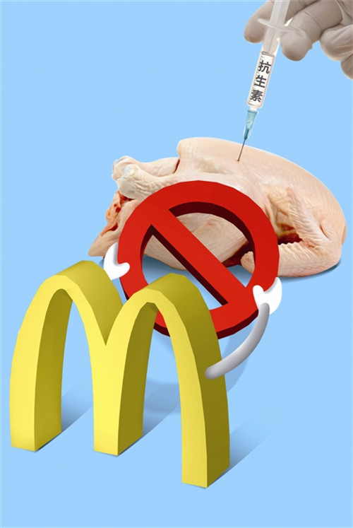 麦当劳停用抗生素鸡 第一批名单中无中国