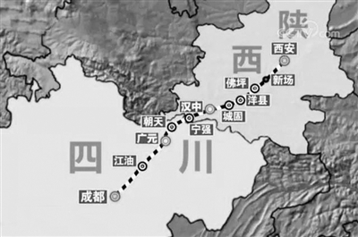 西成高铁线路图站点图片