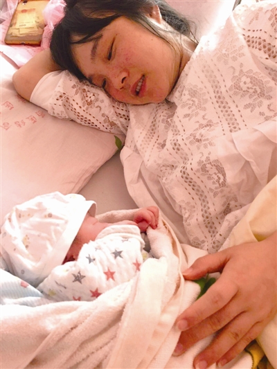 中西医结合医院新出生的宝宝. 院方供图