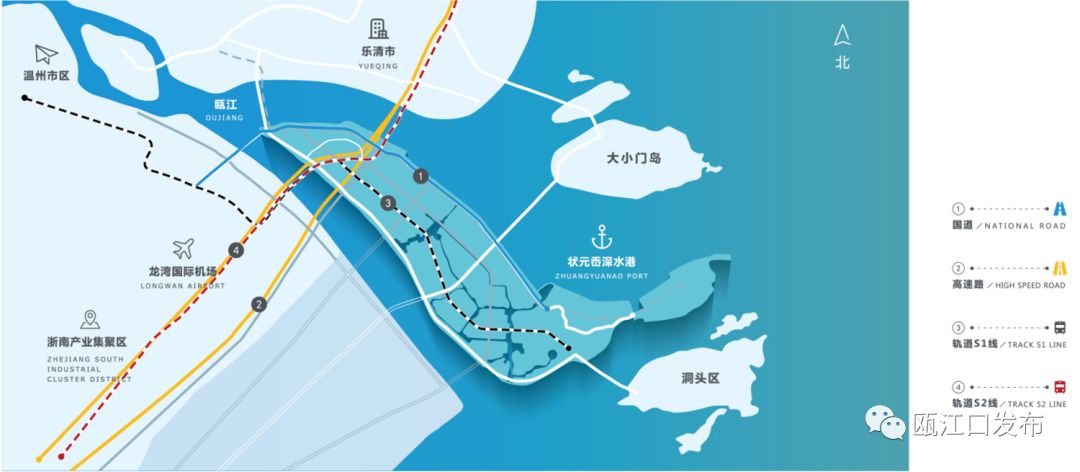 瓯江口新区地图图片