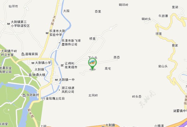 大荆镇卫星地图图片