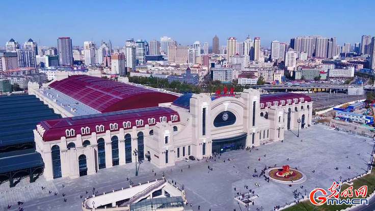 哈尔滨火车站全景哈尔滨铁路局供图