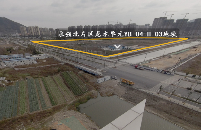 龙湾区如葡萄棚单元地块位鹿城区南郊街道过境公路与六虹桥路以南交界