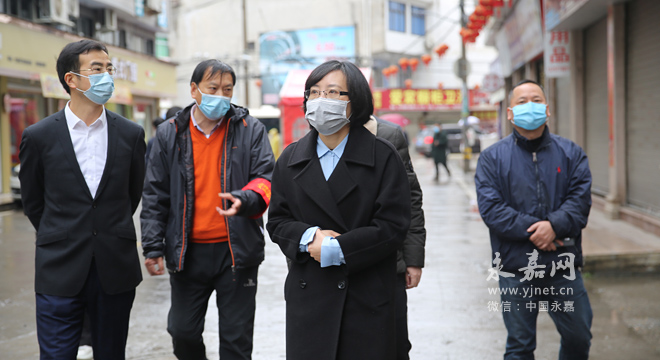永嘉县委书记王彩莲到乌牛街道明察暗访基层单元管控情况