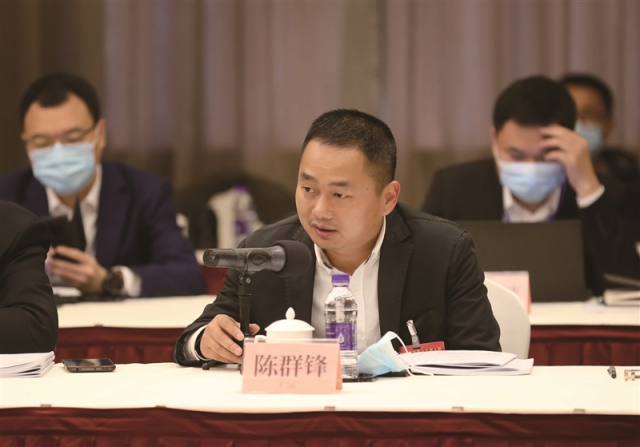 市人大代表,永嘉县水利局局长陈群锋: 这次温州"十四五"规划中提出要"