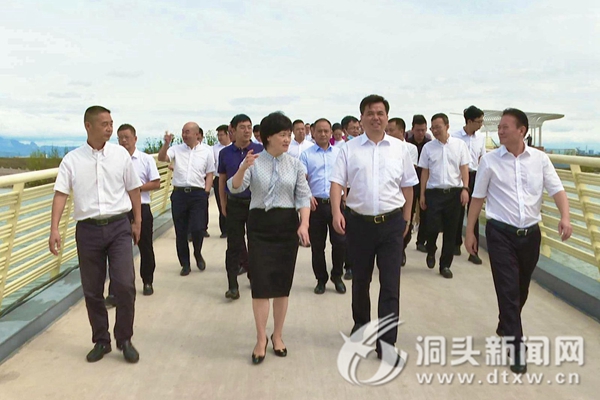 洞头区委书记林霞率区党政代表团赴乐清考察