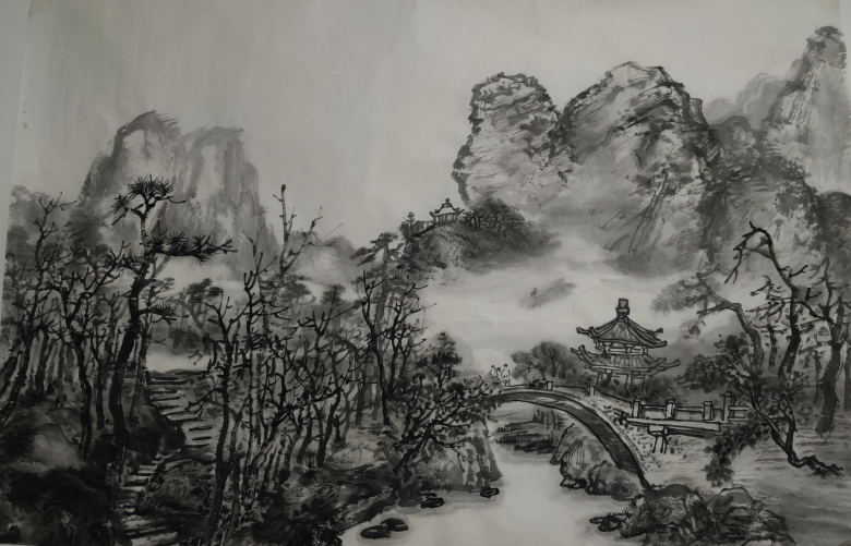 陕西国画院院长范华来温采风写生,赞叹:雁荡山美不胜收,相见恨晚!