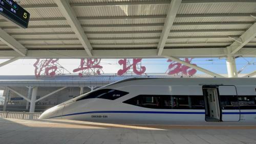 杭绍台铁路今日试运行47秒瞰完全站点