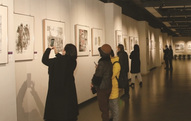 钢笔画国家级展览亮相市文化馆 持续至1月27日