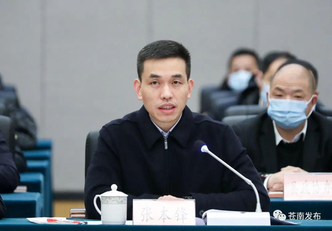 苍南县委书记张本锋确保全县各项重点工作抓早抓实高效推进