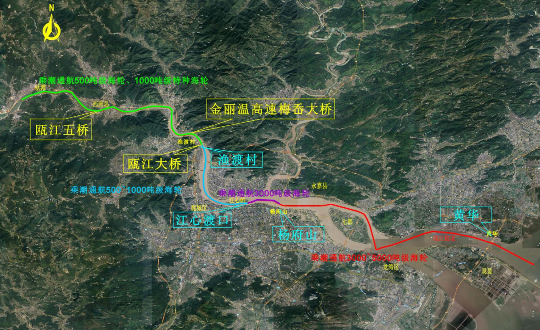 今年10月，瓯江温州段重点桥梁将装上“预警带”