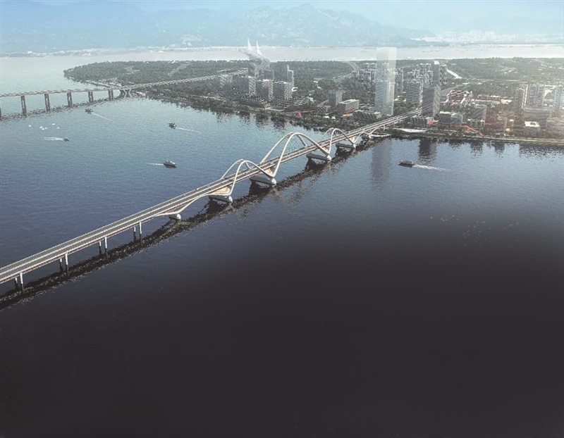 站在桥上看瓯江两岸风景 七都二桥工程主桥即将开工