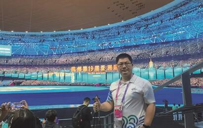 记者连线与亚运会有着特殊关系的温州人：现场除了震撼还是震撼