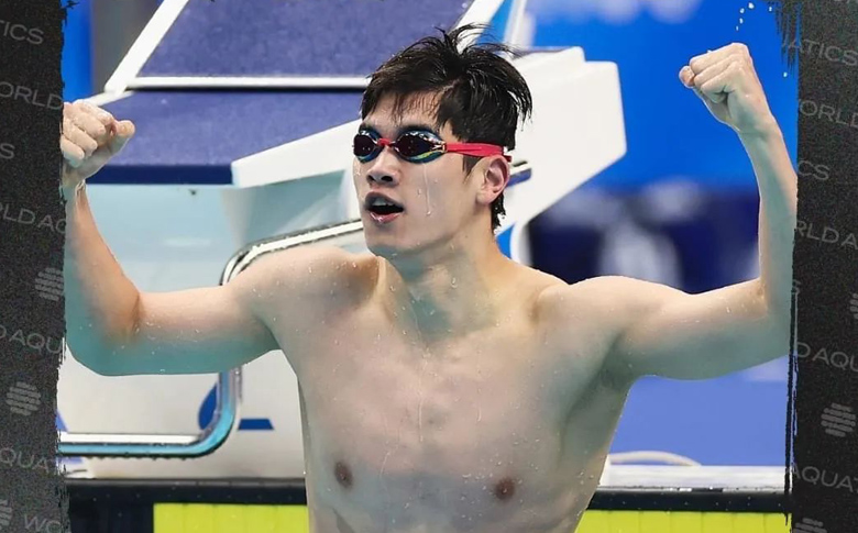 2024年泳坛首个！温籍运动员潘展乐打破世界纪录