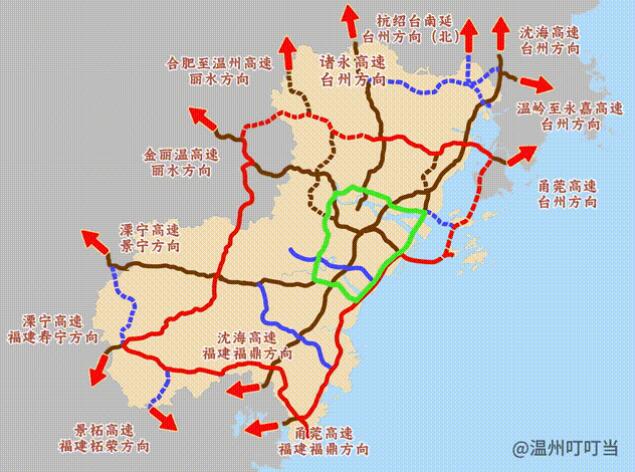 四通十二达！温州要建“回”字型高速路网