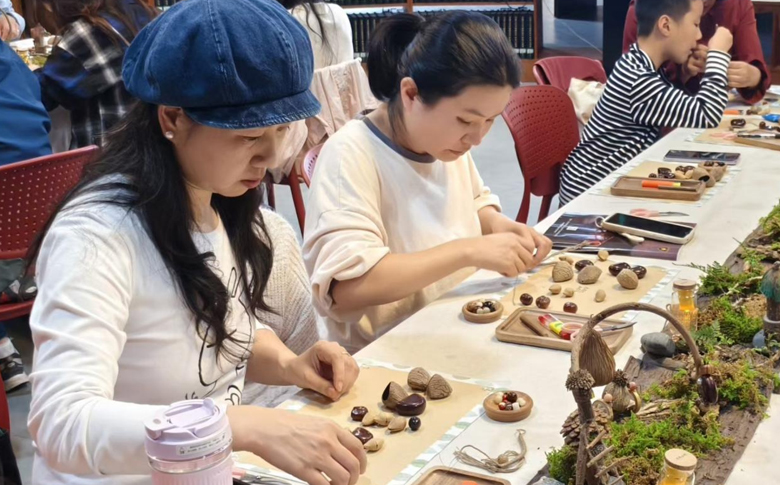 逃离喧嚣周末 温州图书馆上演果壳铃手作治愈之旅