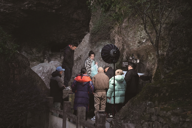 雁荡山再迎影视新作!二十四集仙侠网剧开机