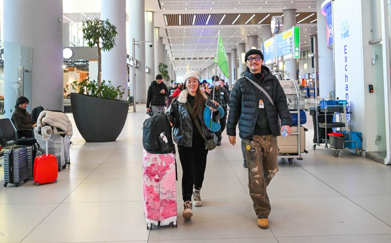 ��������ǩ�й��ο͵ִ�������