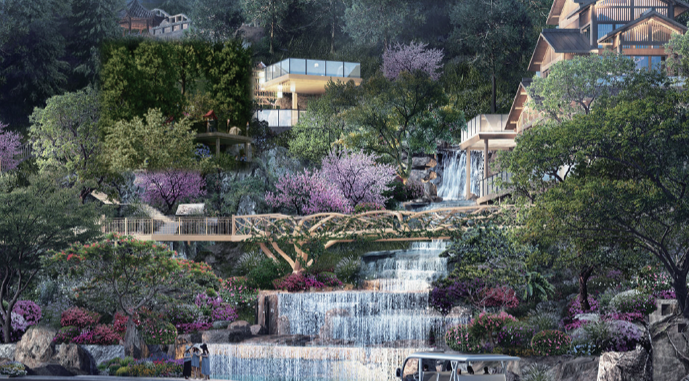 �����̻�ζ��ɽ��ˮ�� ����԰����������Ļ�