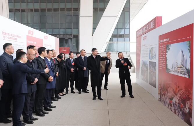 龙港市四套班子领导参观“迎两会·启新程”重大项目展