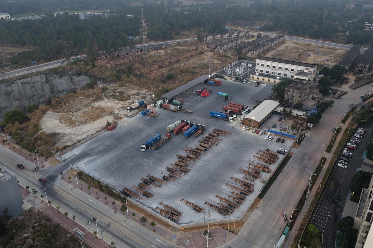 海南最大新能源重卡超充站投产