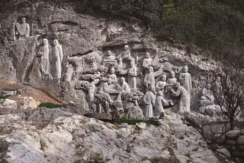 ��ɽ��ʷ�Ͽ����� ������������ʯ�ߵġ���ʯ�ɽ�֮·