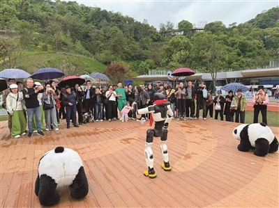 温州园博园迎来智能机器人首秀